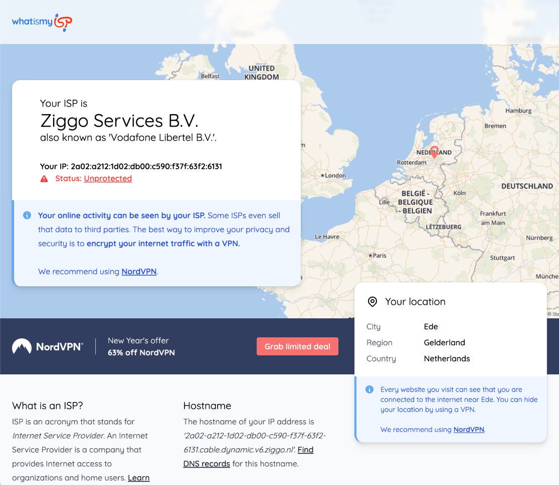 Find your ISP with WhatIsMyISP.com